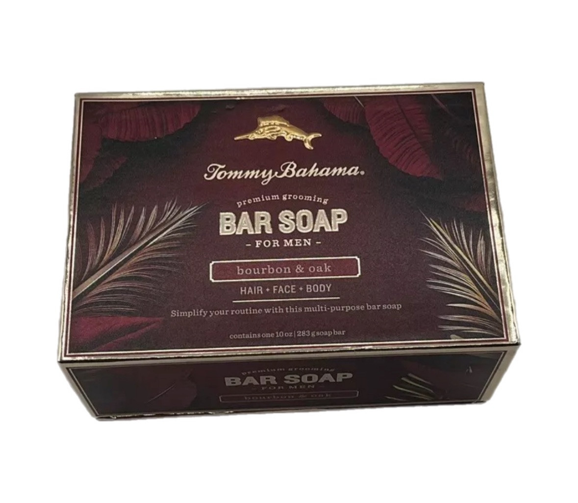 Tommy Bahama Face, Body & Hair Soap Bar for Men 10oz New In Box