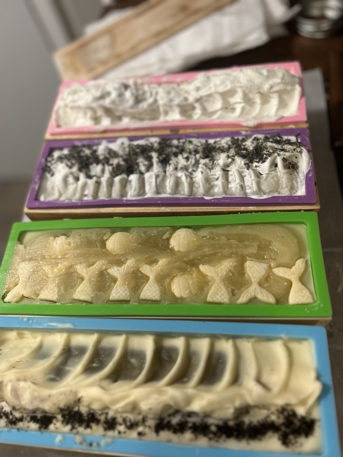 All Natural Homemade Soap Coconut Oil Olive Oil Shea Butter White Pineapple Soap