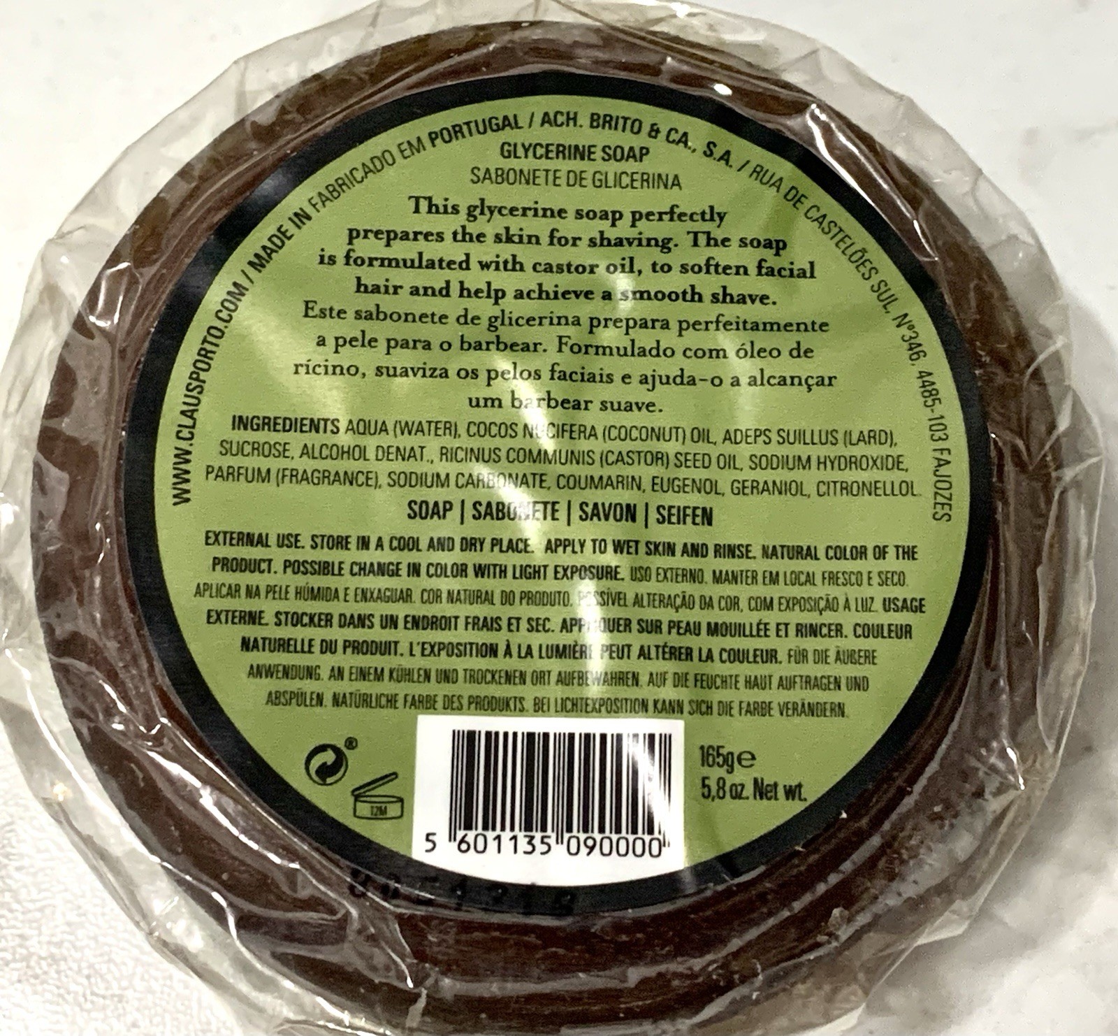 2X Musgo Real Men’s Glycerine Classic Scent Oil Soap 5.8 oz Sealed (#RR5)