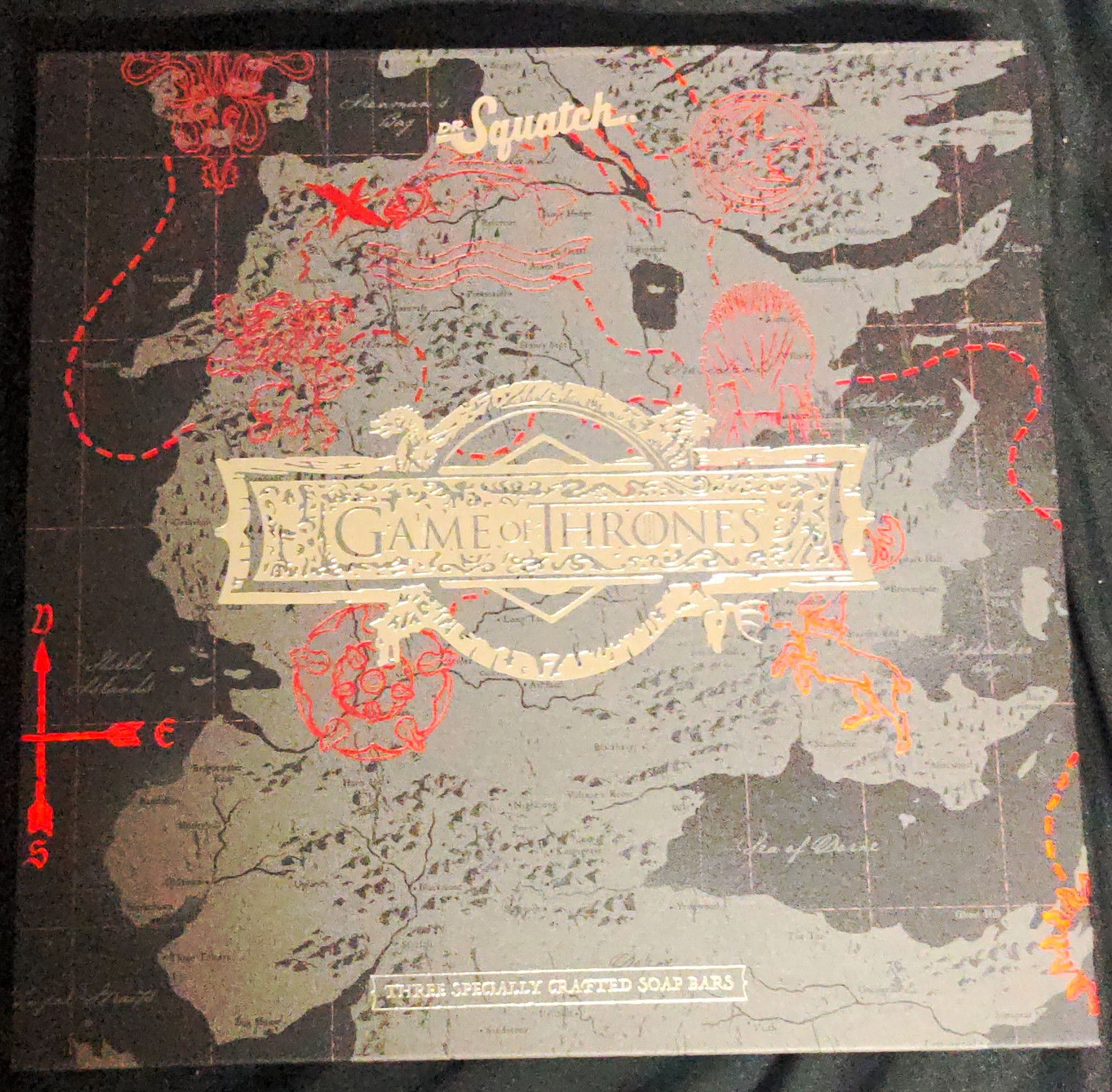 Dr. Squatch Game of Thrones All Natural 3 Bar Set Thousand Sword/Drogo/Viserion