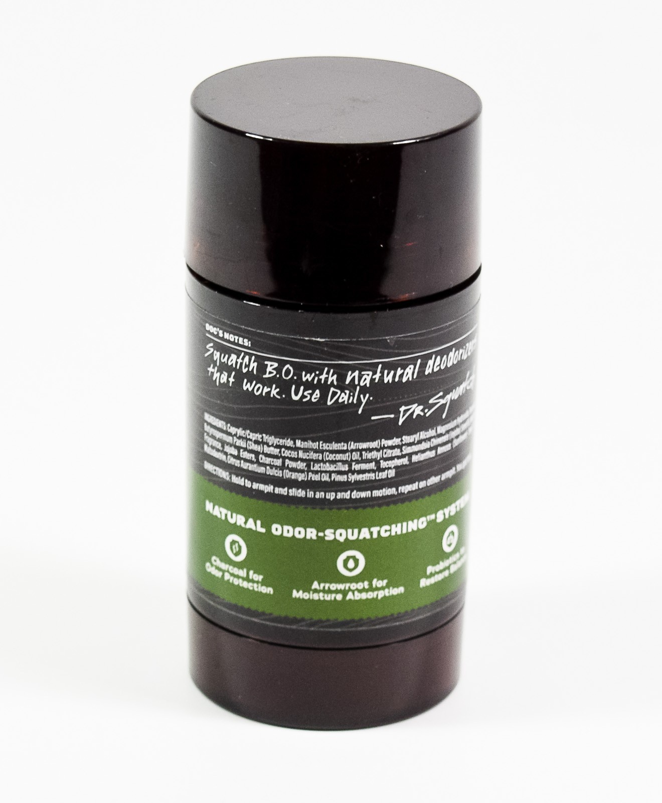 Dr Squatch PINE TAR 2.65oz Mens Natural Deodorant ~ Aluminum Free