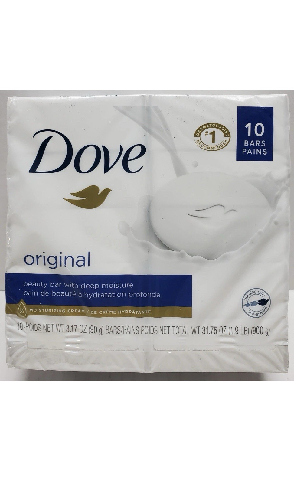 Dove Original Moisturizer Cream Bars, Original, 3.75 oz, 12 Ct