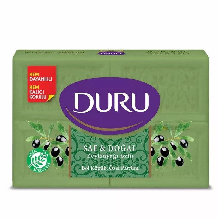 Duru Pure Natural Bar Soap – 4 Bars (150g / 600g)