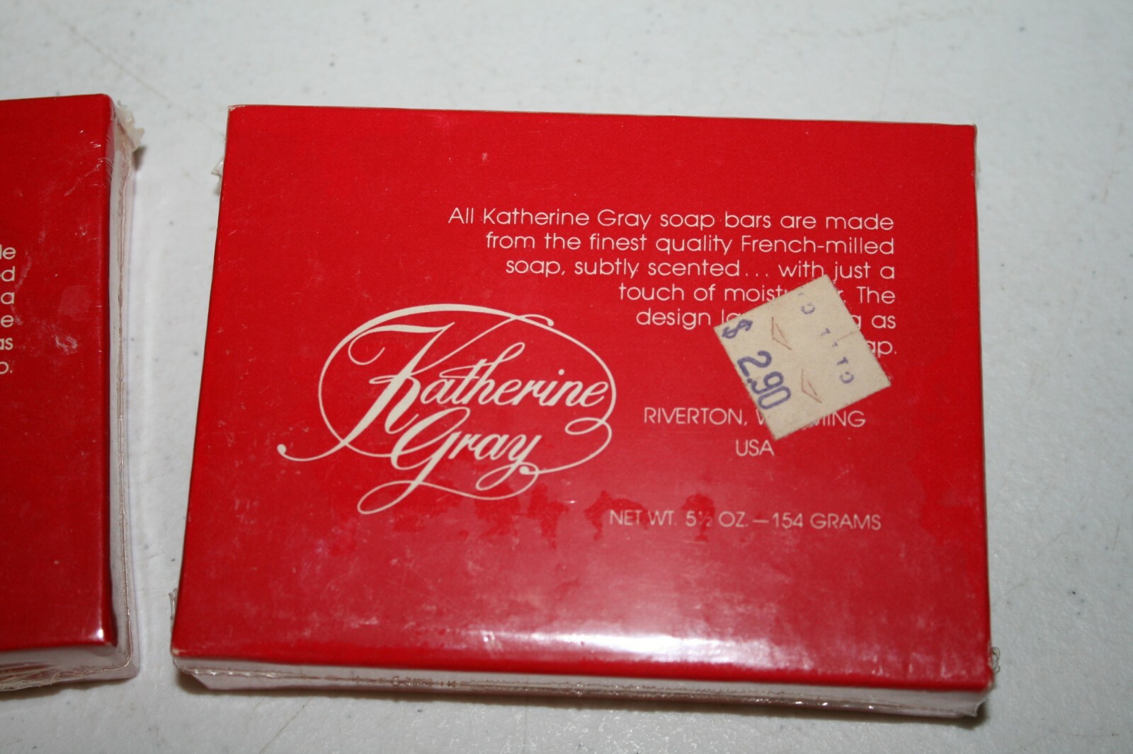 Lot of Vintage Katherine Gray Christmas Soap Bars Santa Merry Christmas Holidays