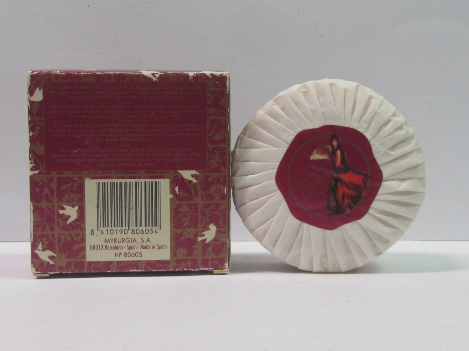 Maja by Myrurgia Promesa de Amor Jabón Savon Soap 5.2 oz Vintage RARE