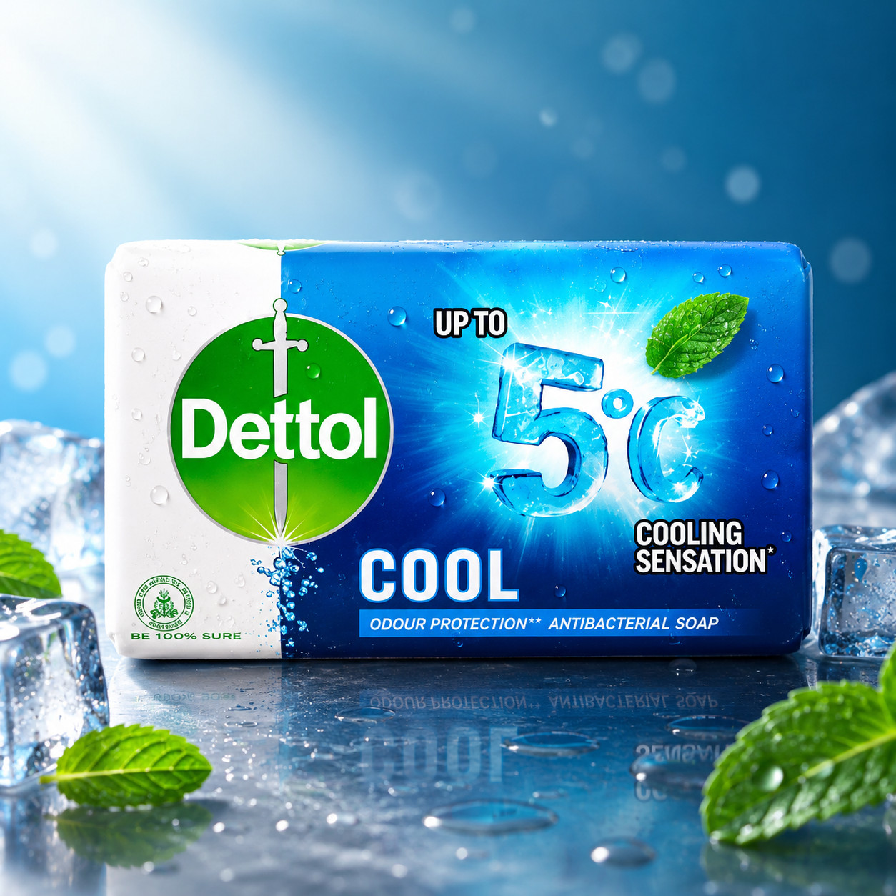 Dettol Anti-Bacterial Cool Soap 110g