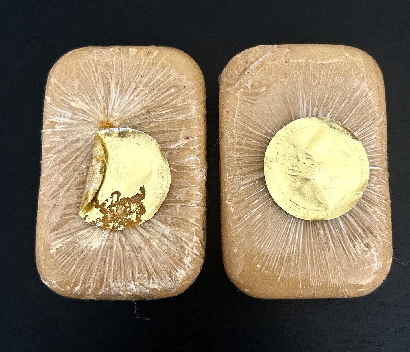 VTG Pair 1970’s Gucci Classic Bar Soap Stripe 1.7 Oz Sealed