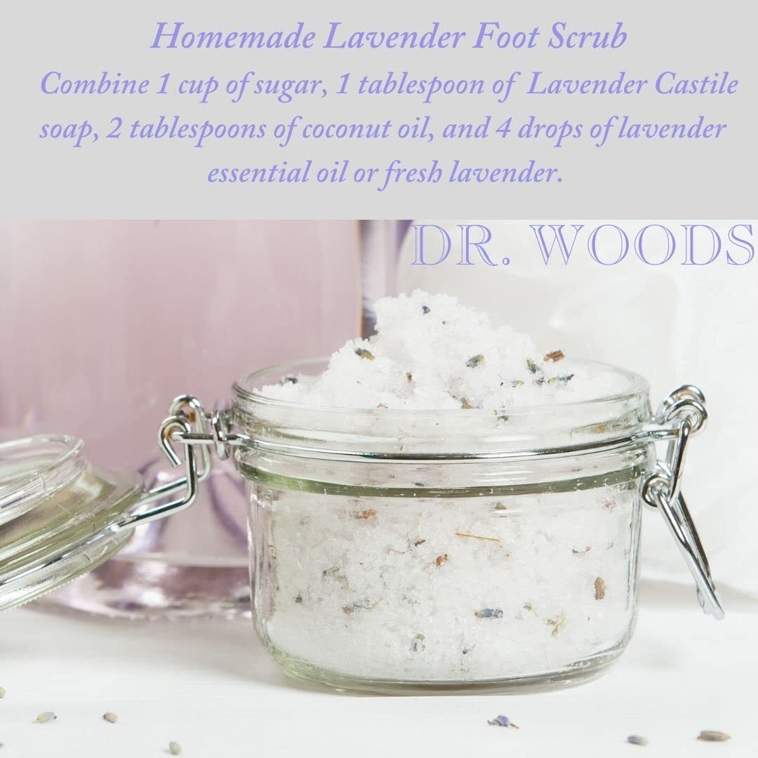 Dr Woods Lavender Castile Soap 32 Fl Oz Vegan Skin Cleanser For All Skin Types