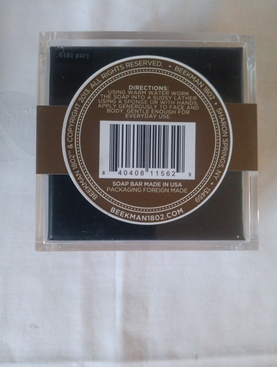 2 Beekman 1802 Lump of Gold Shimmer Beauty Bar Triple Milled 8 oz. New Sealed