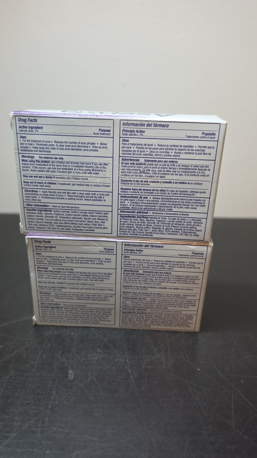 Asepxia Softening Acne Bar Soap Deep Cleaning + Moisturizing, 4oz. (Pack of 2)