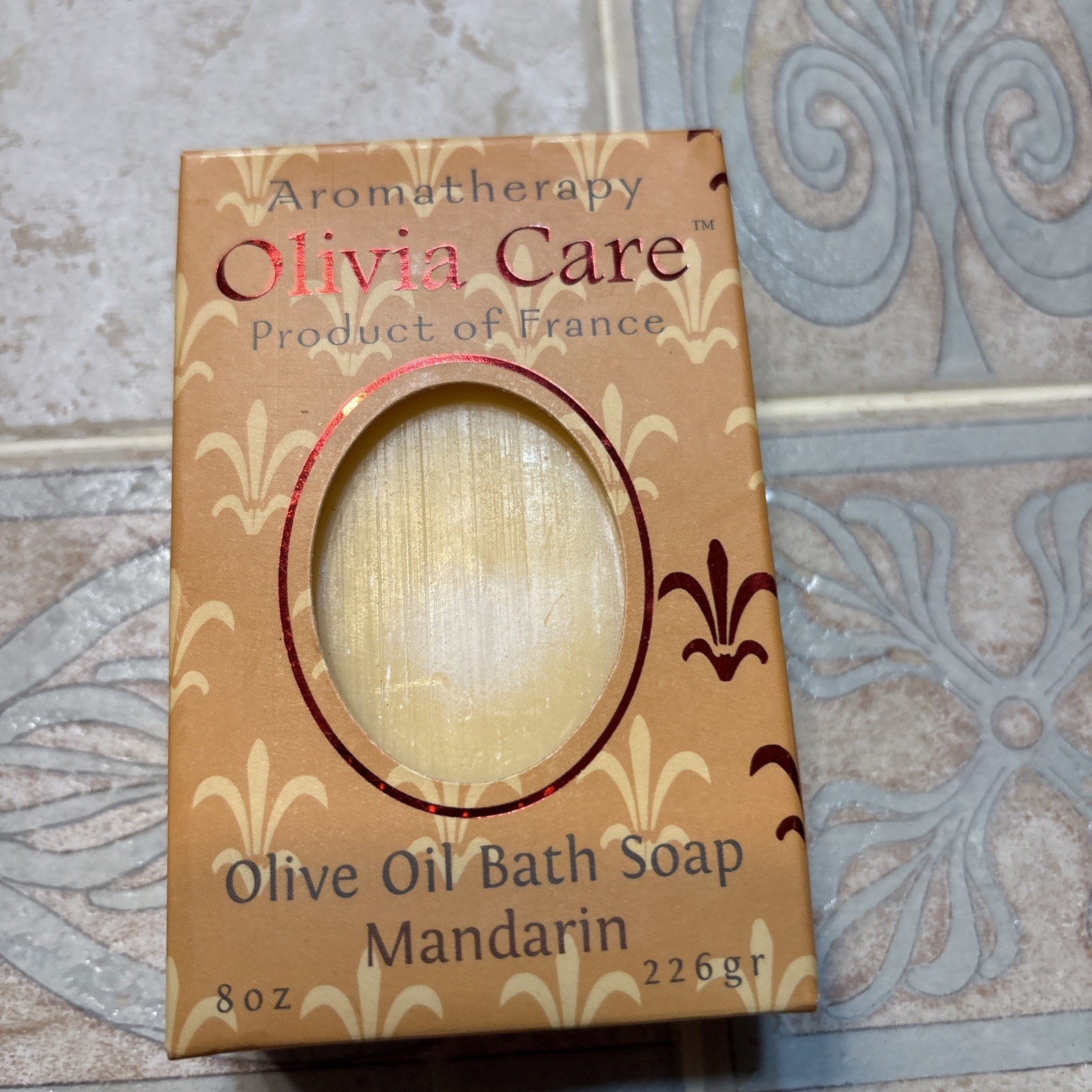 Lot of 4 Sealed Unused Luxury Bar Soaps Honey And Aloe ,olive Oil / Mandarin