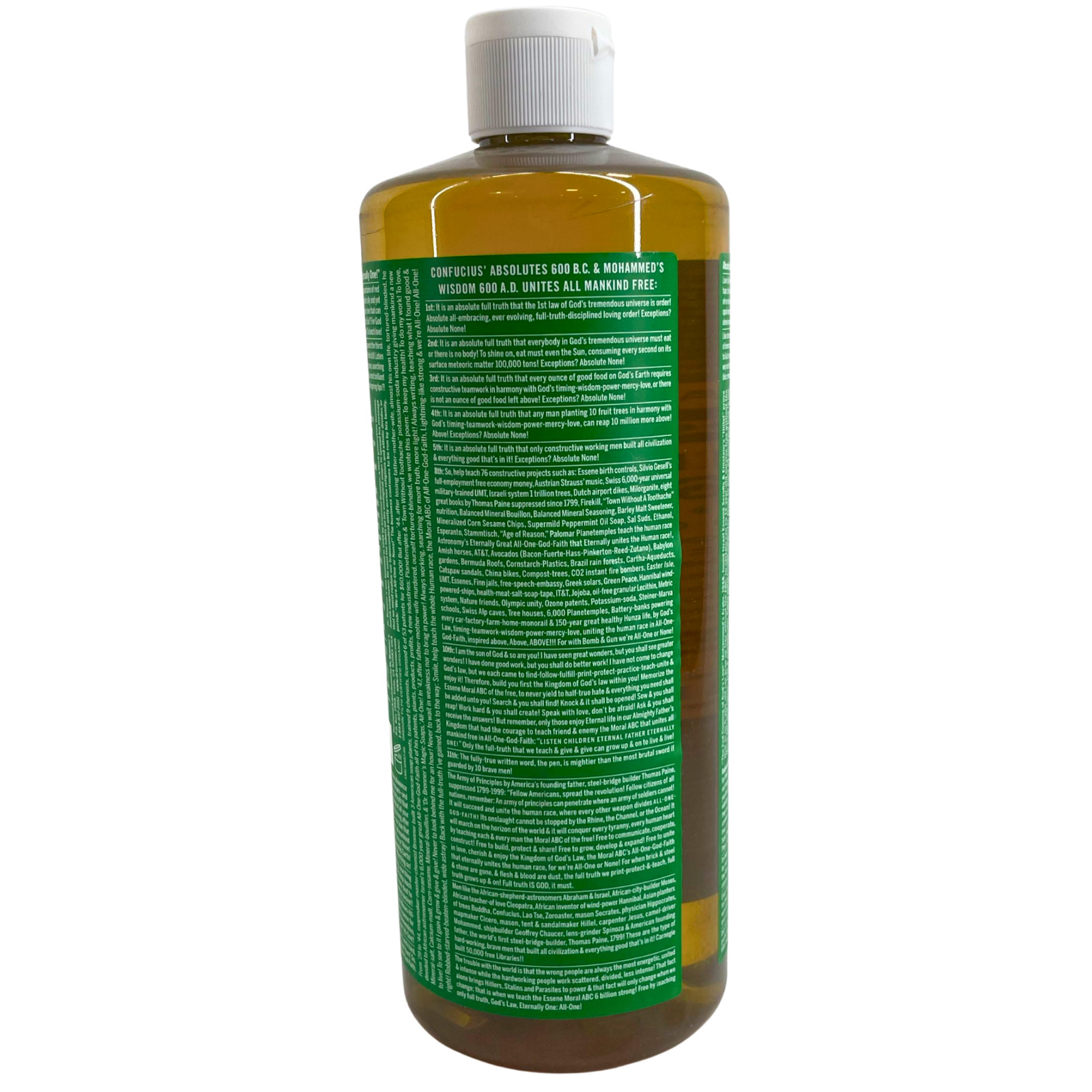 Dr. Bronner’s 18-in-1 Pure-Castile Magic Soap Almond 32 fl oz 3 Pack New