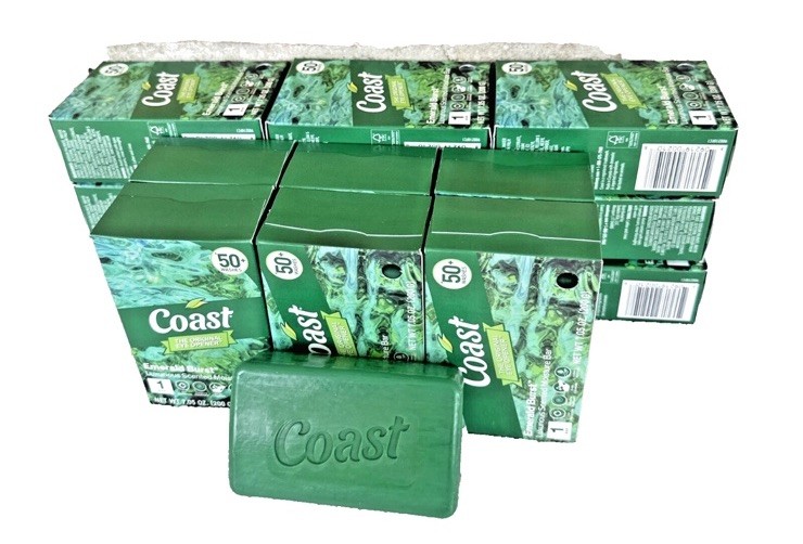 Coast 18 Bars Soap Moisturizing Luxurious Emerald Burst Each Bar 7.05 Oz Jumbo