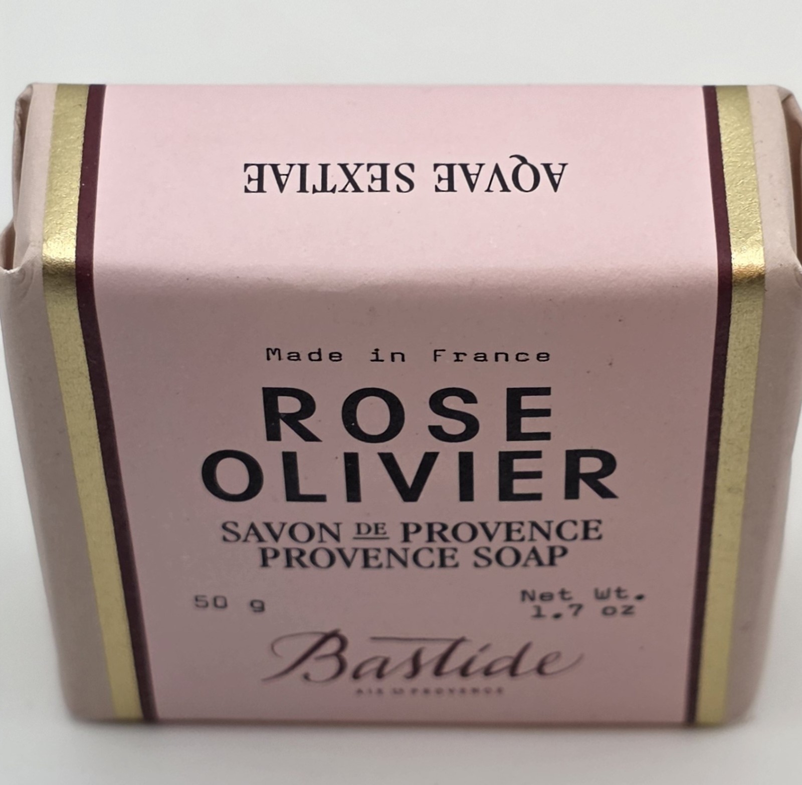 NEW Bastide Rose Olivier Savon de Provence Soap 50g 1.7oz Travel Size | Sold Out
