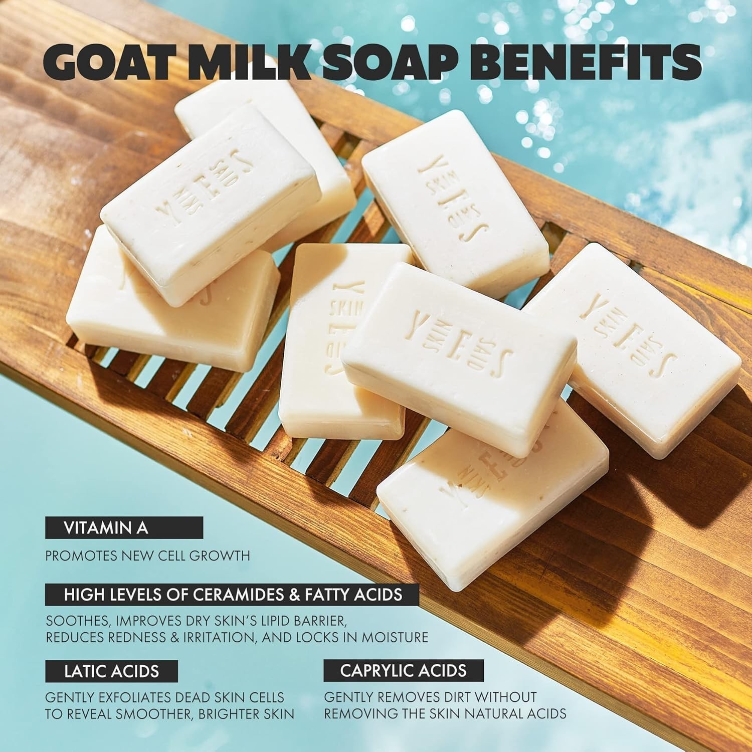 Goat Milk Soap Bar Set Pack of 8 – Crafted in Greece | Tripple Milled | Organ…