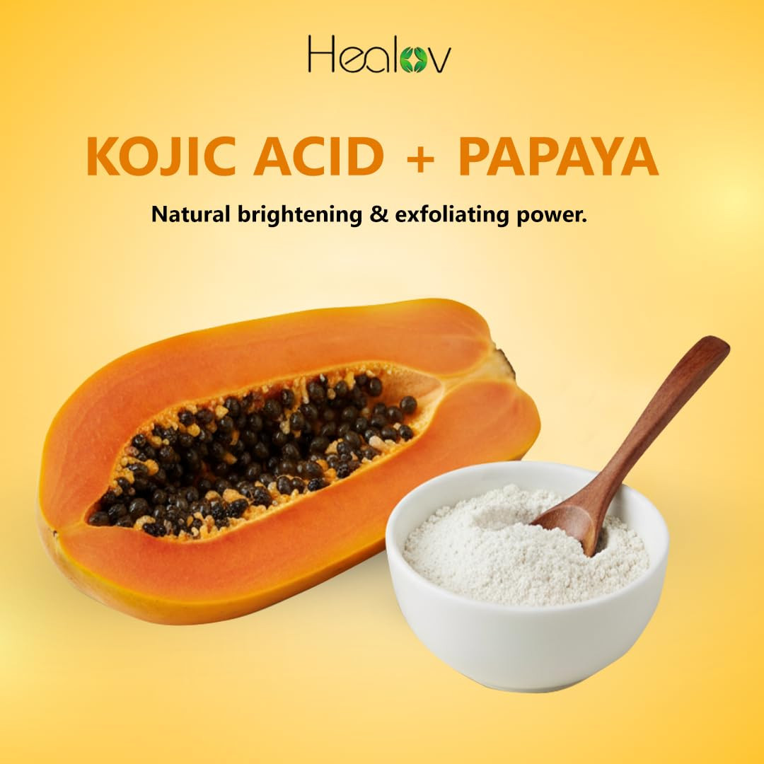 Kojic Acid Soap for Hyperpigmentation – Kojic Papaya Skin Brightening Body Wash