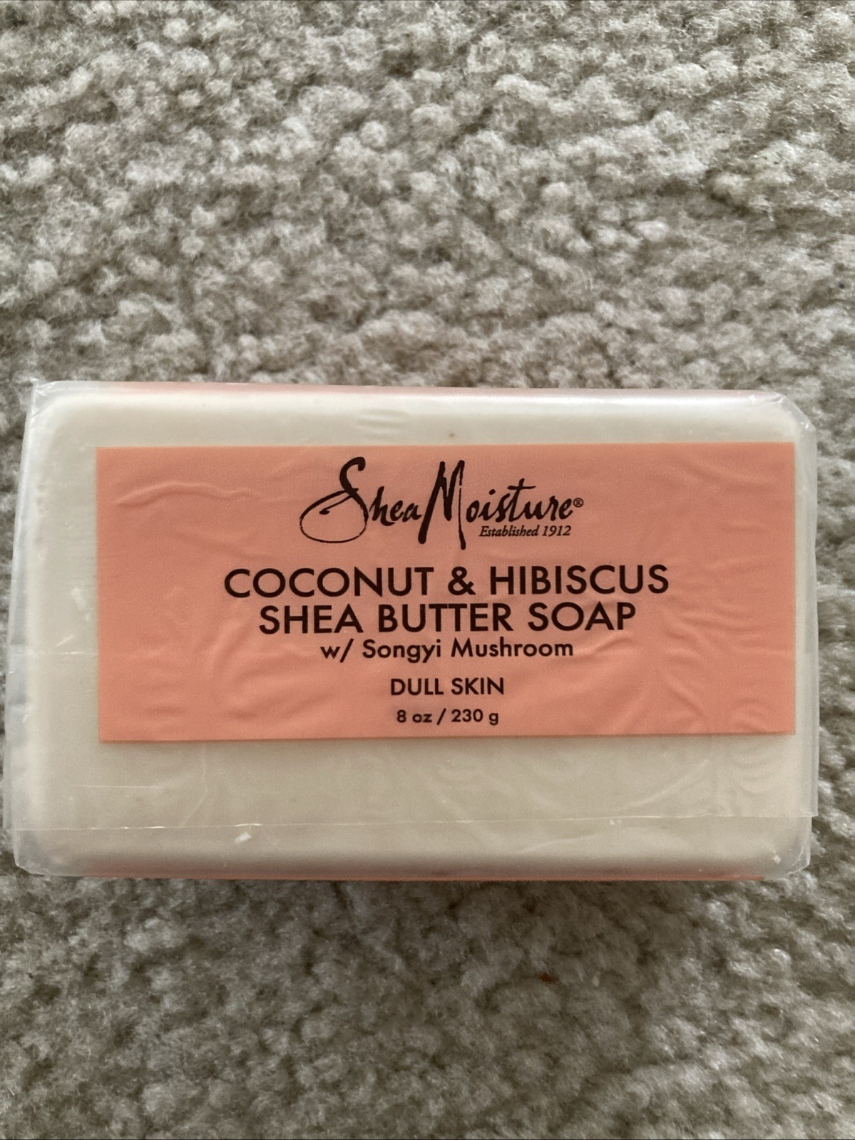 Shea Moisture Coconut & Hibiscus Shea Butter Soap w/ Songyi Mushroom 8 oz