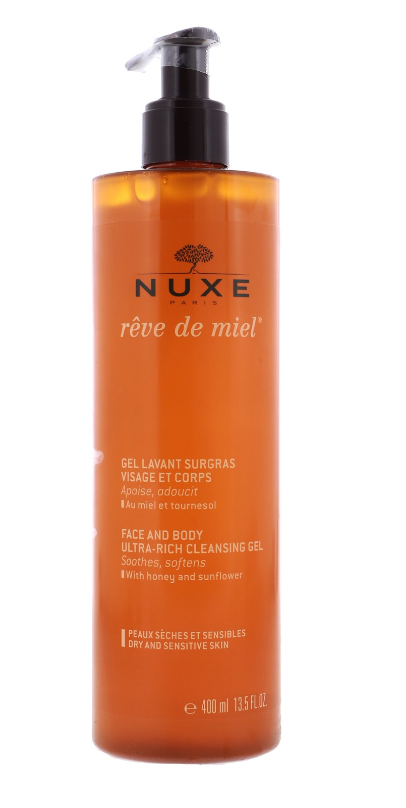 Nuxe Reve De Miel Face And Body Ultra-Rich Cleansing Gel, 13.5 oz