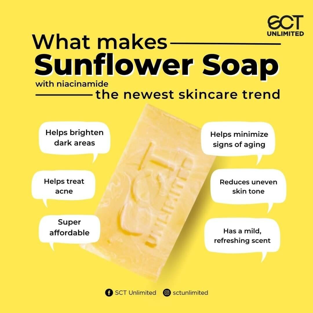 Skin Can Tell Sunflower Kojic Niacinamide Soap