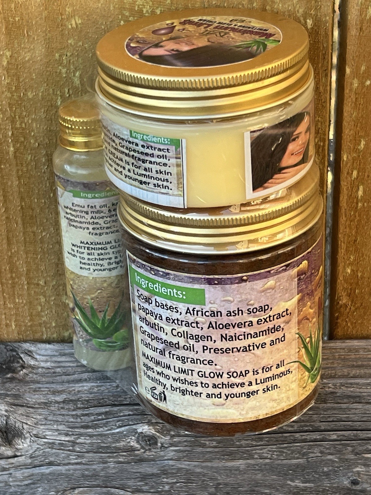 3 In 1 maximum limit glowing soap Combo, Lotion, Soap And Serum