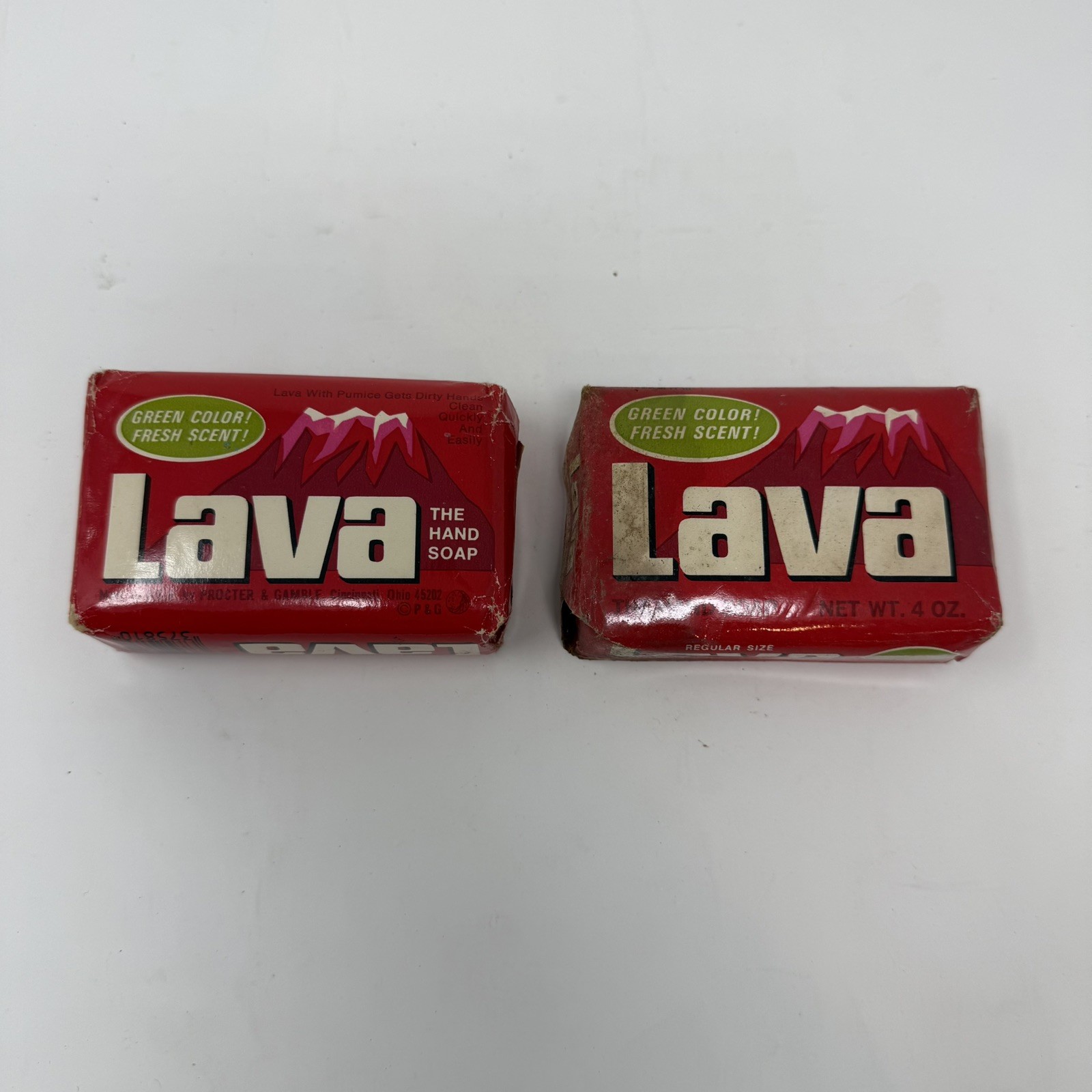 Vintage LAVA Green Bar The Hand Soap New/Old Stock Bathroom