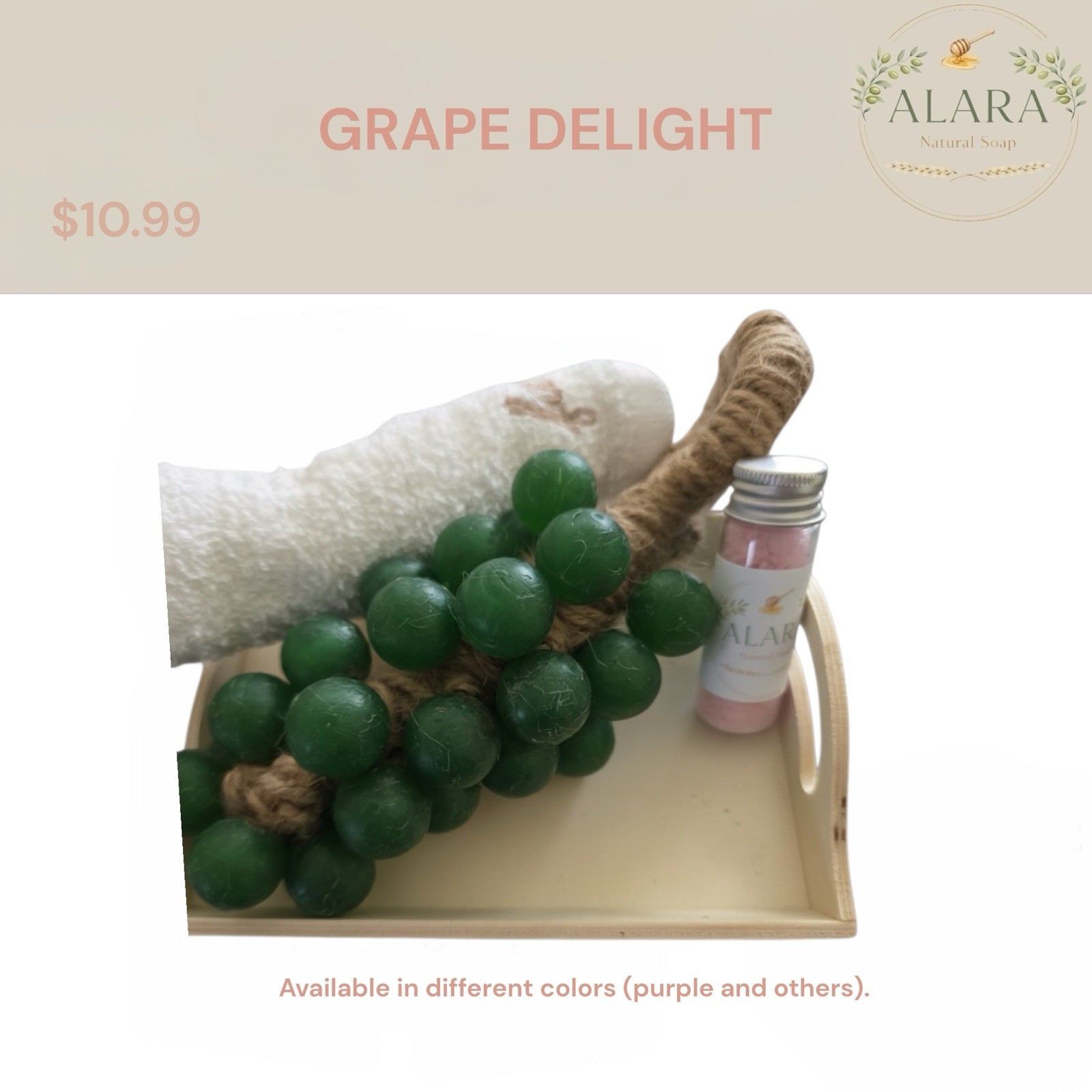 Handmade Natural Soap – Unique Design – Skin Loving Care – ALARA