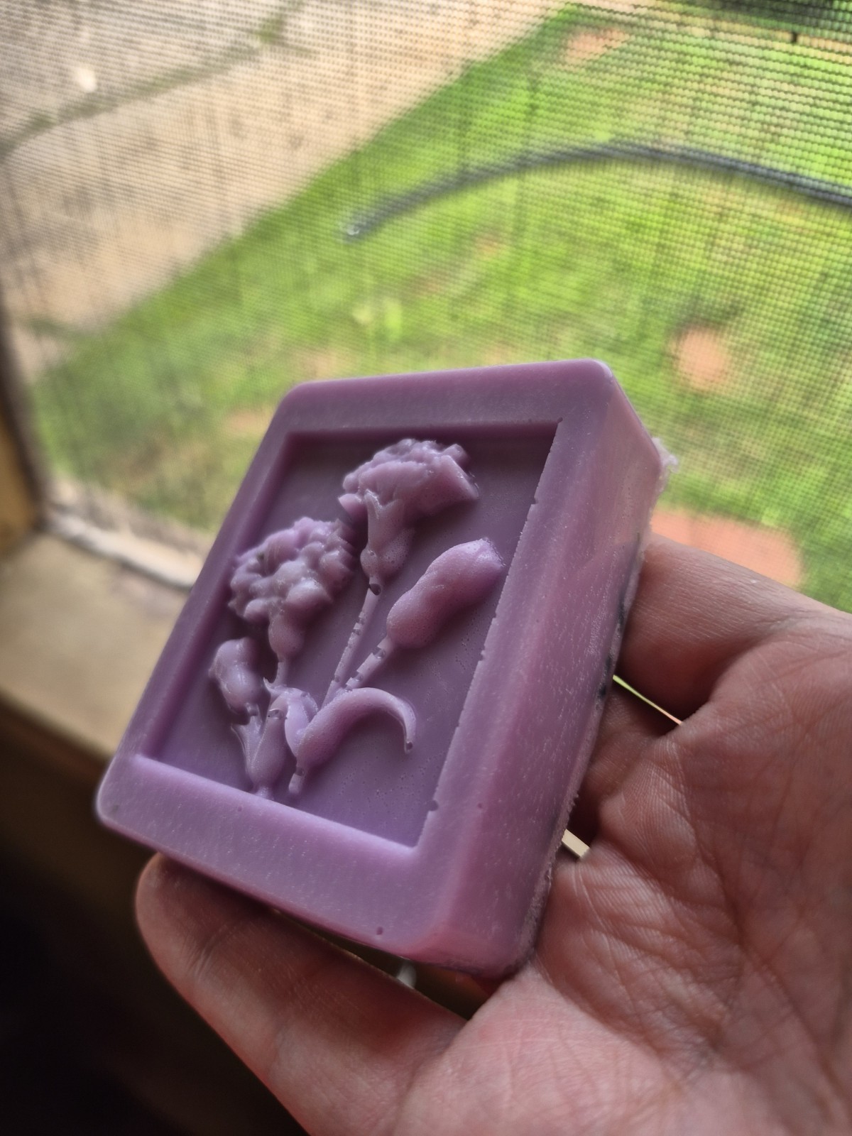 🌿🤍Abide & Bloom Soap Co.🤍🌿 Handmade Lavender Floral Purple Bar Soap. 1 Bar