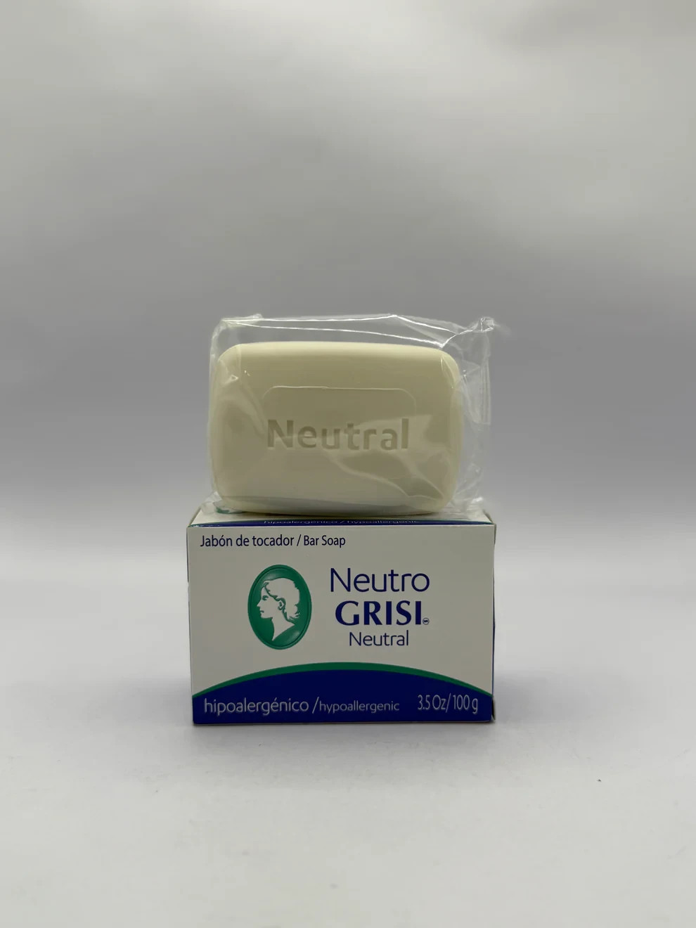 GRISI NEUTRAL NEUTRO SOAP Balancing 3.5 oz Scent Bar Hand Face Jabon 3 Pack