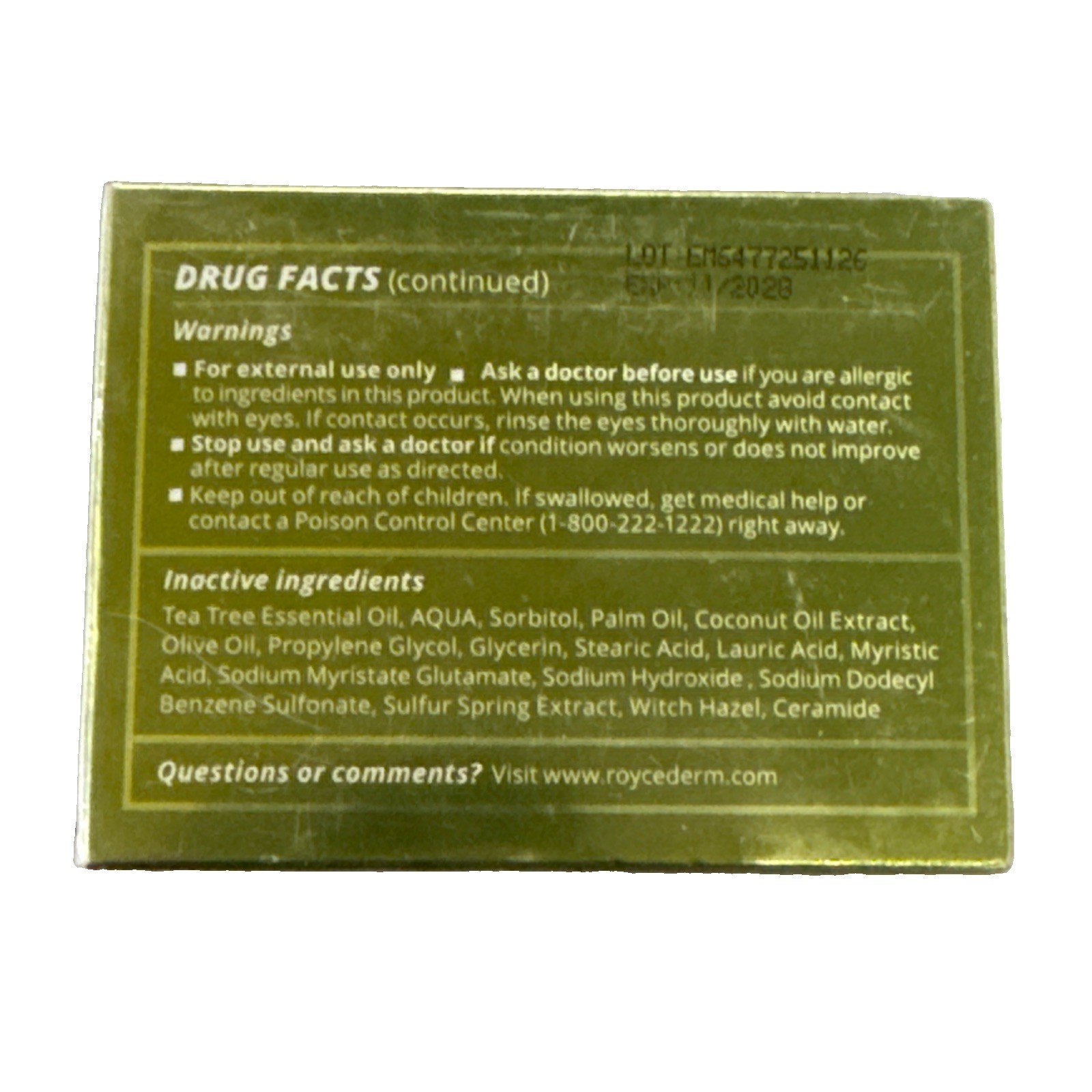Roycederm Antifungal Antibacterial Tea Tree Soap: Antifungal Antibacterial Treat