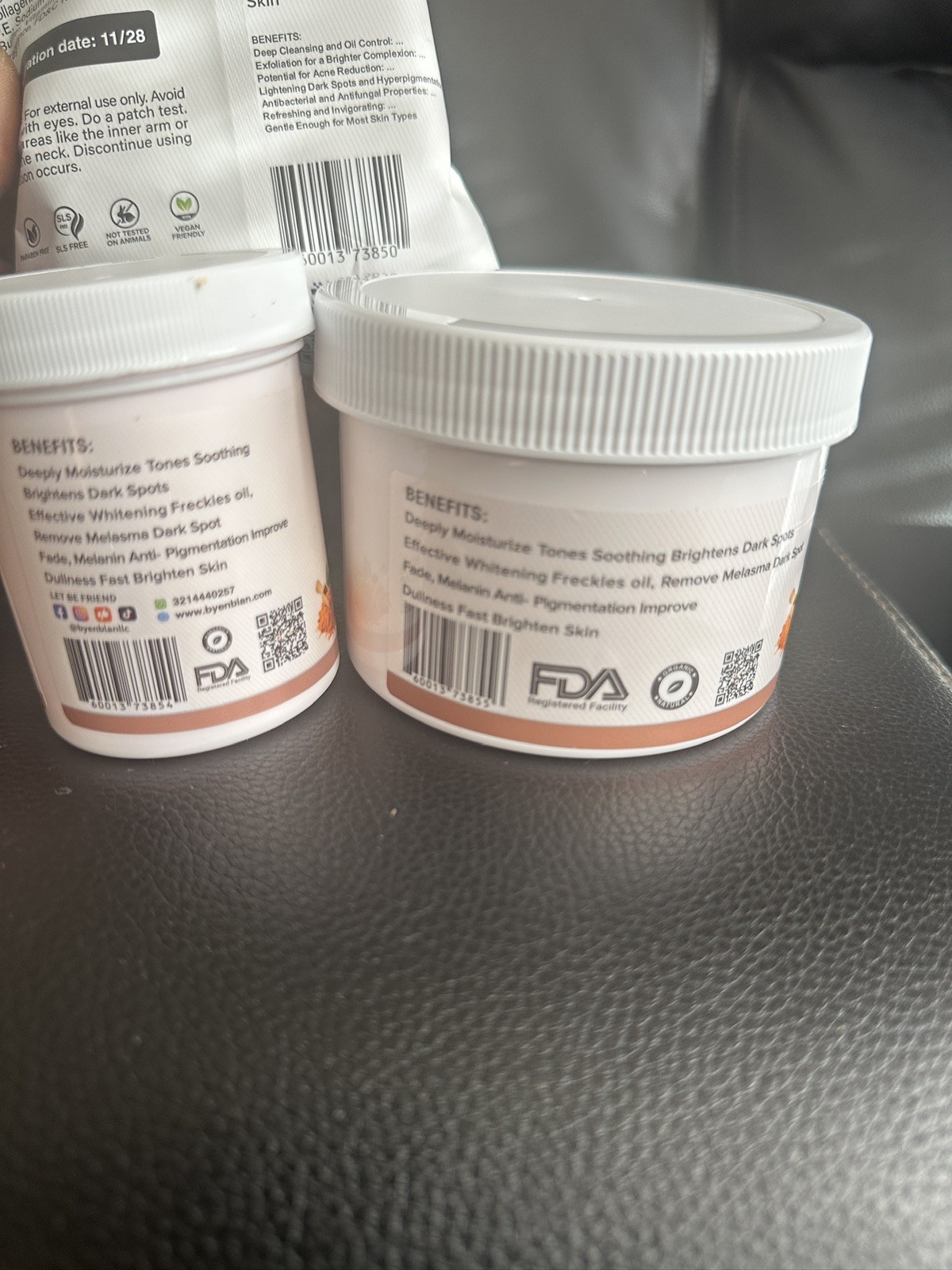 Byenblan Turmeric 3-in-1 Skincare Set – Face Cream, Body Cream & Soap 4oz
