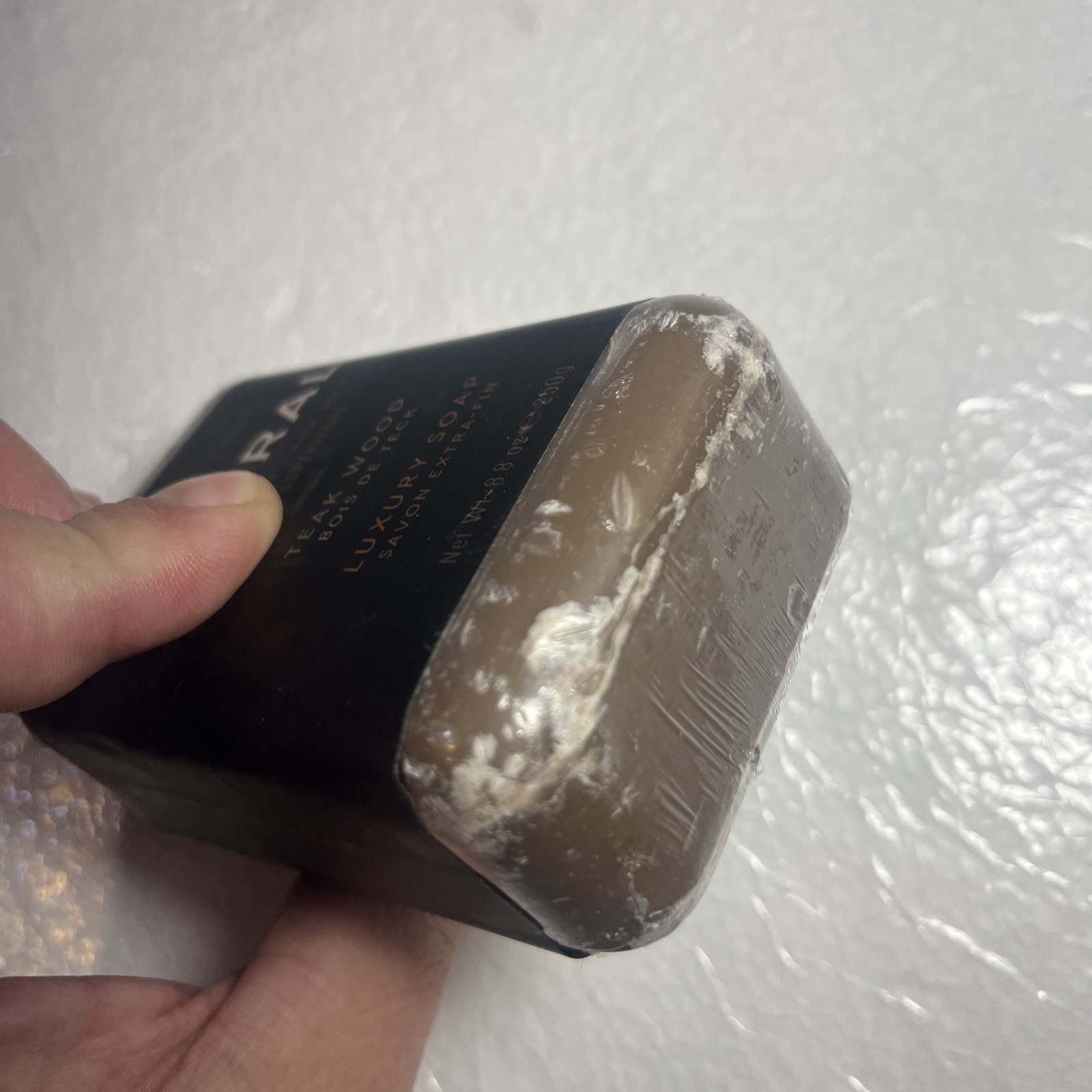 Long-Lasting Teak Wood Hand Soap Bar – Triple-Milled 8.8 oz Cleansing Bar