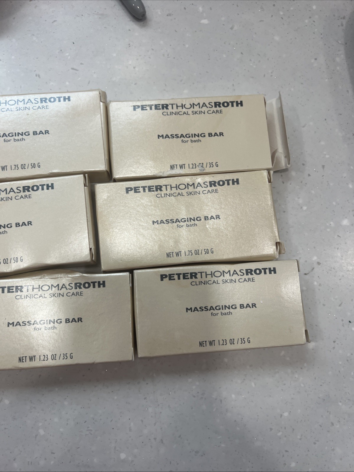 PETER THOMAS ROTH MASSAGING BAR CLINICAL SKIN CARE 1.23 OZ Lot Of 6