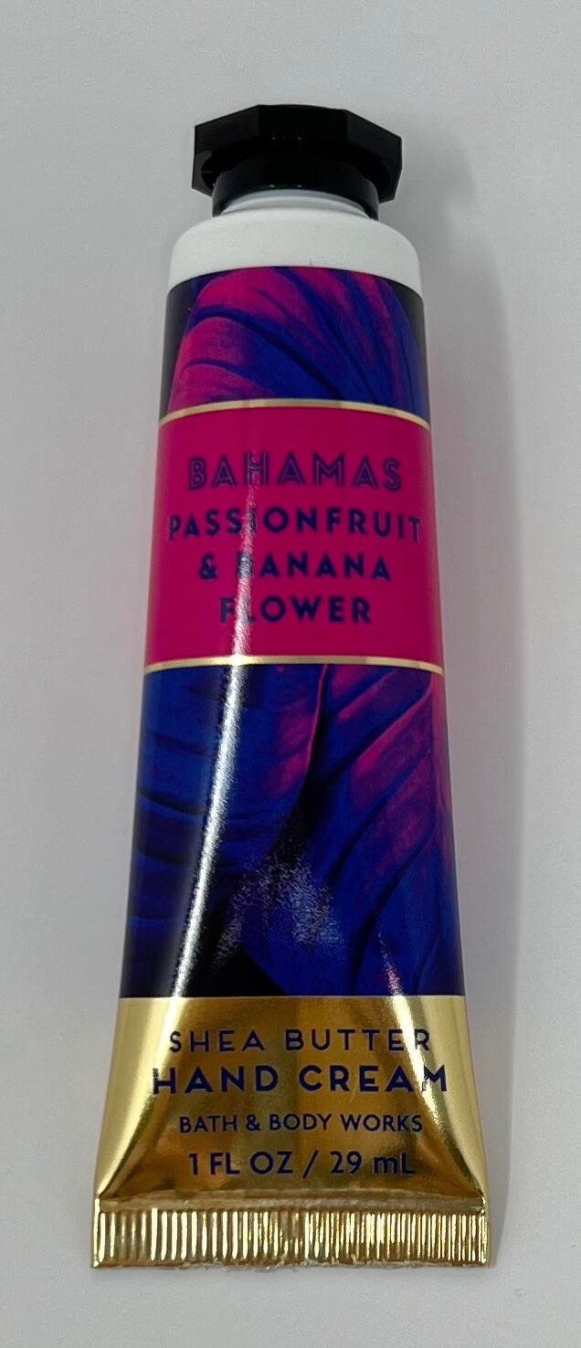 2 BATH & BODY WORKS BAHAMAS PASSIONFRUIT BANANA FLOWER SHEA HAND CREAM LOTION