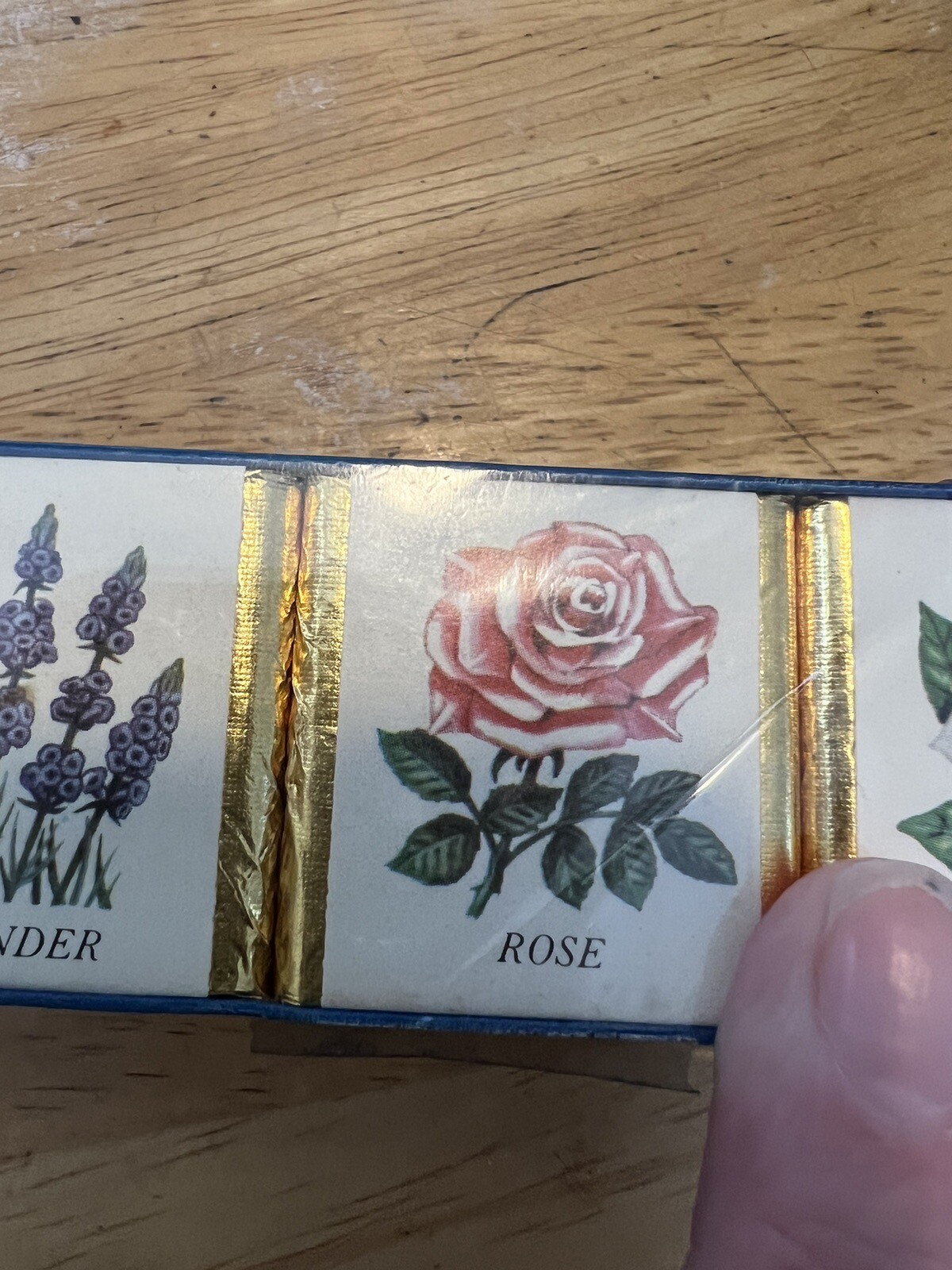 VTG ENGLISH GARDEN BATH FRAGRANCE CUBES NOP MADE IN ENGLAND See Description