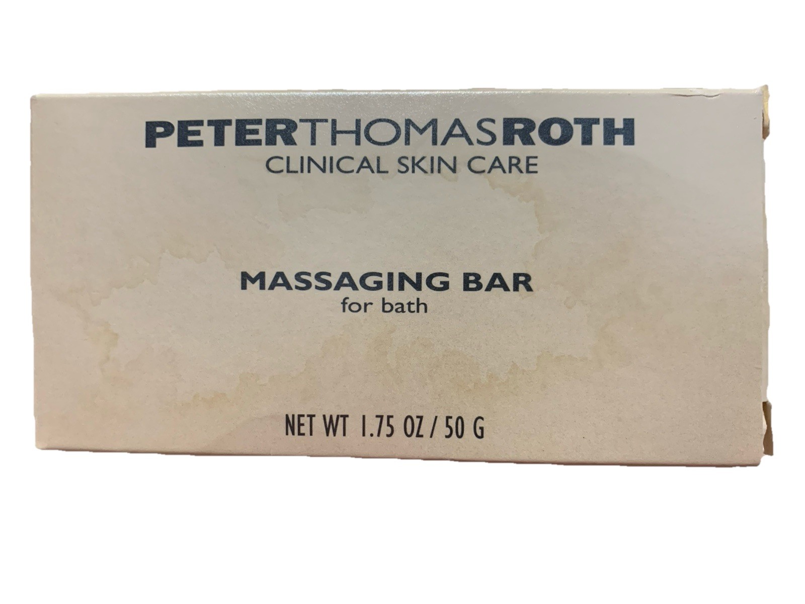 Peter Thomas Roth Massaging Bath Bar 1.23 Oz. Unique Massage Beads Luxurious