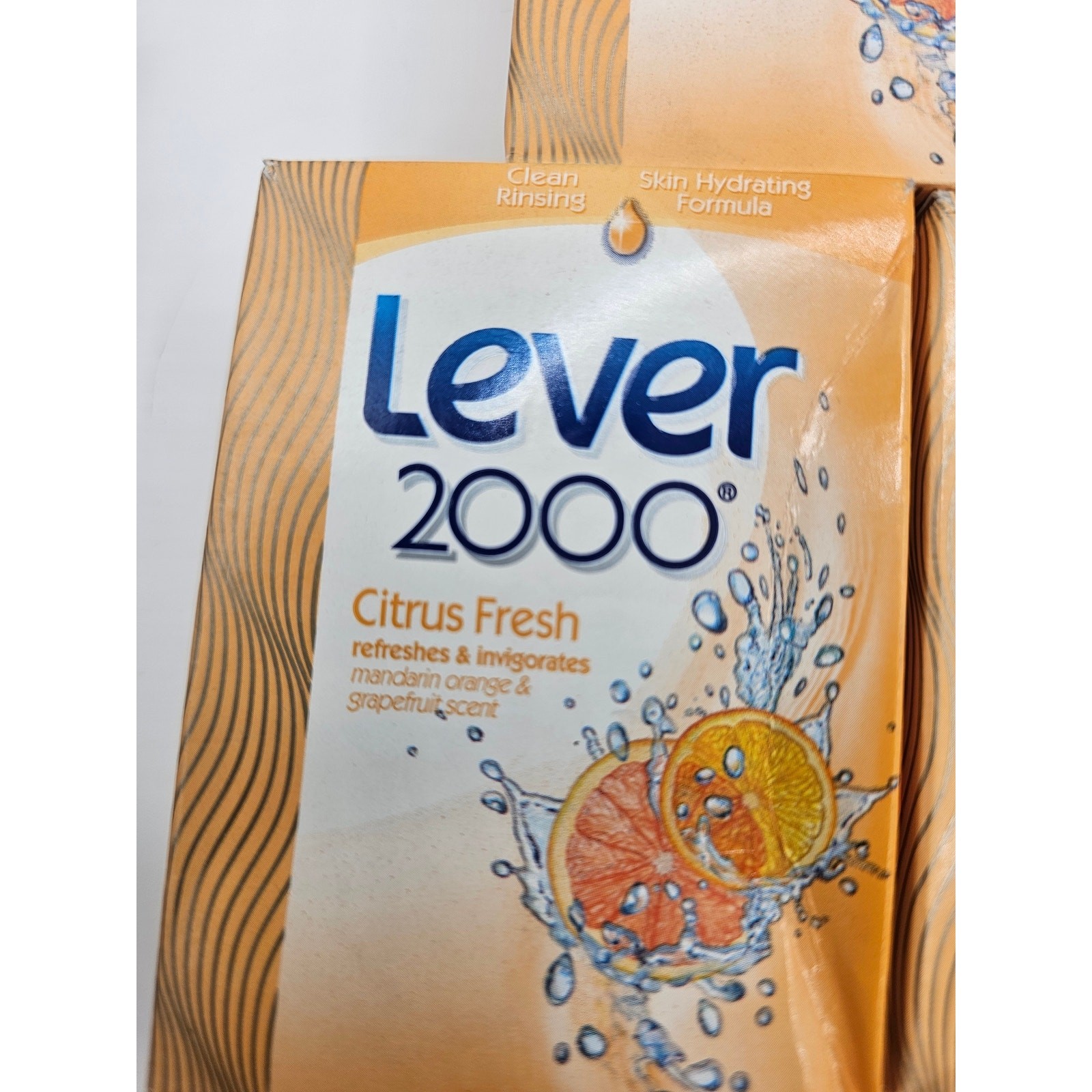 Lot of 5 NOS Discontinued Lever 2000 Citrus Fresh Bar Soap – 4oz Bars – Retired