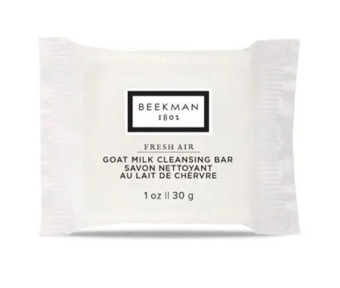 24 Bars Beekman 1802 Fresh Air Goat Milk Bath/Cleansing Bar Soap 1oz Travel Size