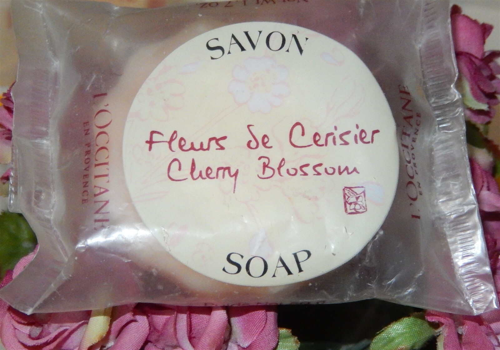 L’OCCITANE Fleurs de Cerisier Cherry Blossom Perfumed Soap x3 ~ 50g/1.7 oz Each