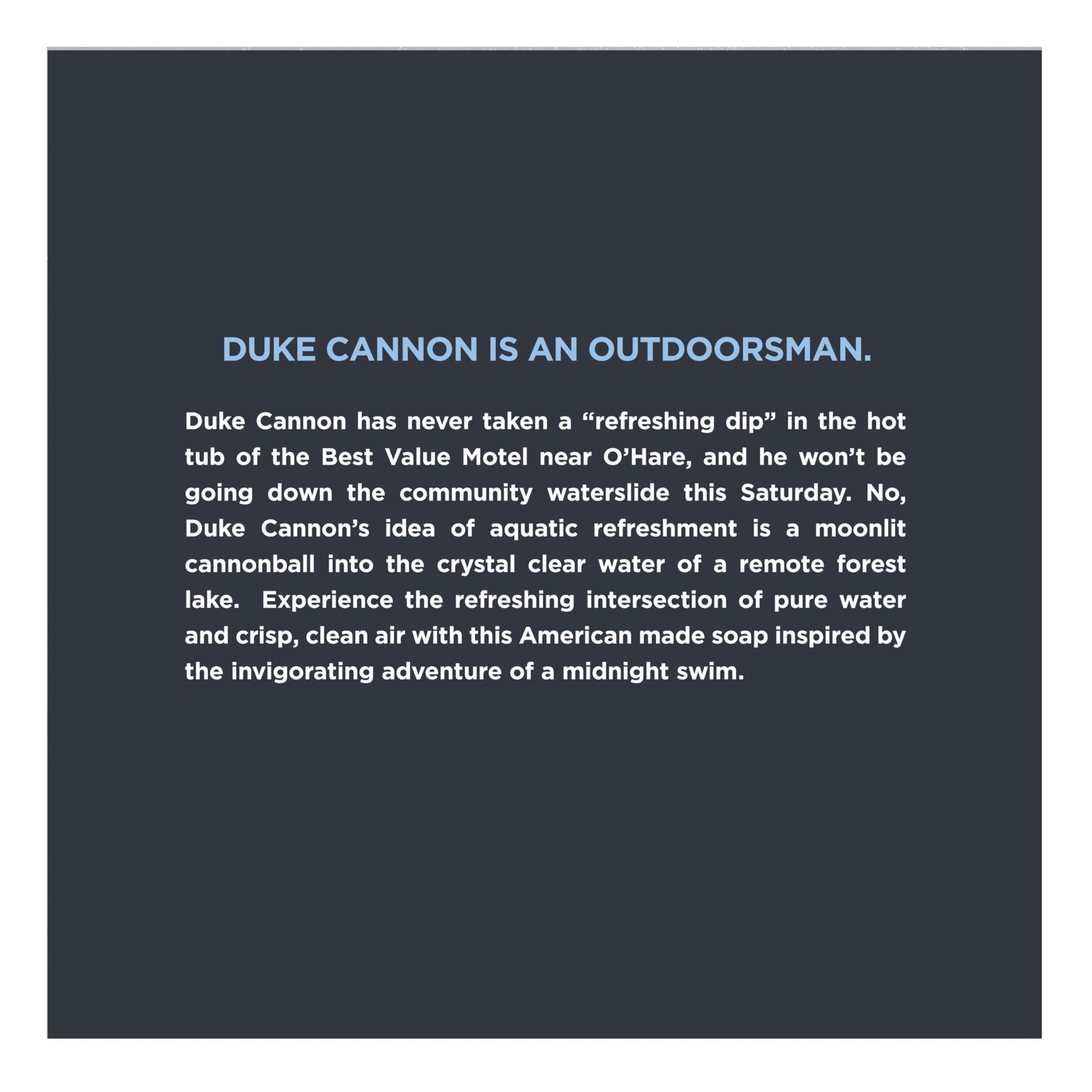 Duke Cannon Supply Co. Big Brick of Soap for Men – Midnight Swim Fresh Water …