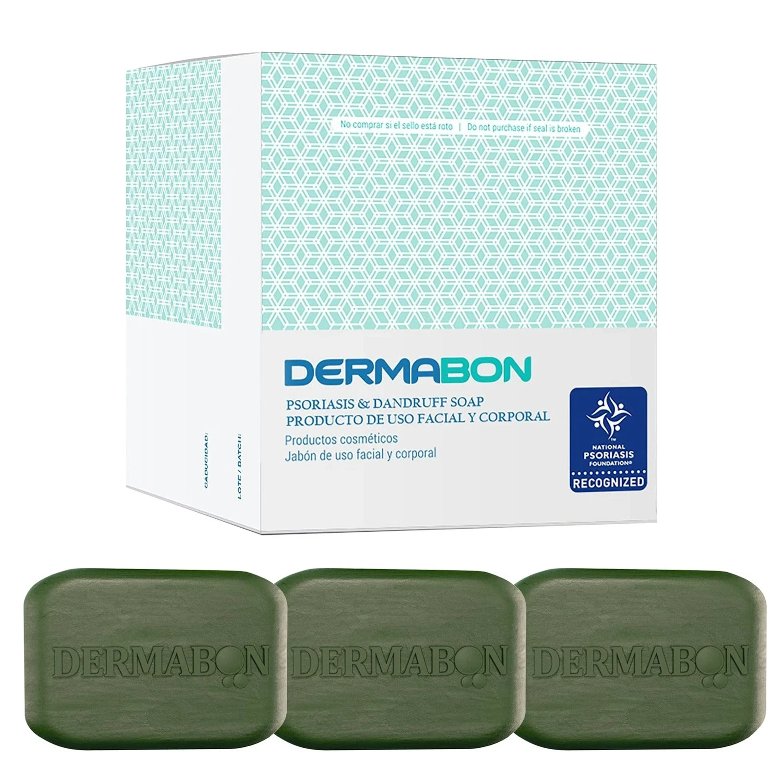 Dermabon Psoriasis Cleanser, Seborrheic Dermatitis Eczema Soap Bar for Adult…
