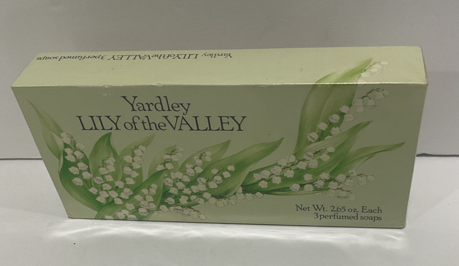 YARDLEY Vintage Lily of the Valley Perfumed Soap 3 Bars 2.65 oz Each
