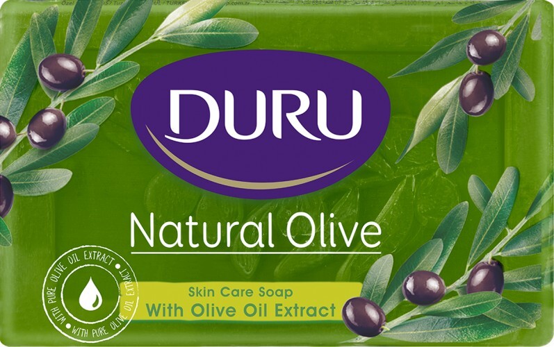 LOT OF 4 DURU NATURAL OLIVE OIL HAND AND BATH SOAP 6 OZ 180G