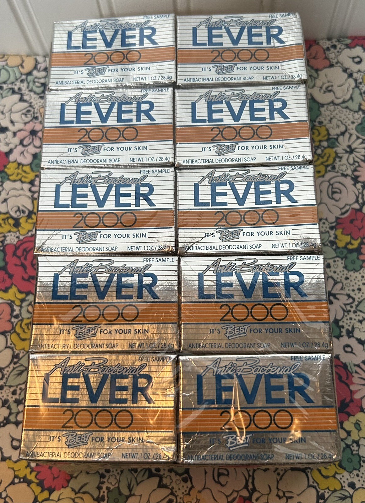 FACTORY SEALED SET OF 30 NEW LEVER 2000 1oz DEODORANT BAR SOAPS ANTIBACTERIAL