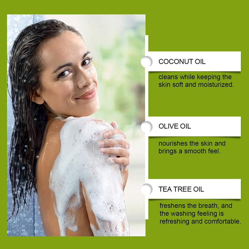 1/2/3X Relief Soap Bar, Loravey Tea Tree Oil Soap,Organic Soaps for Healthy Epid