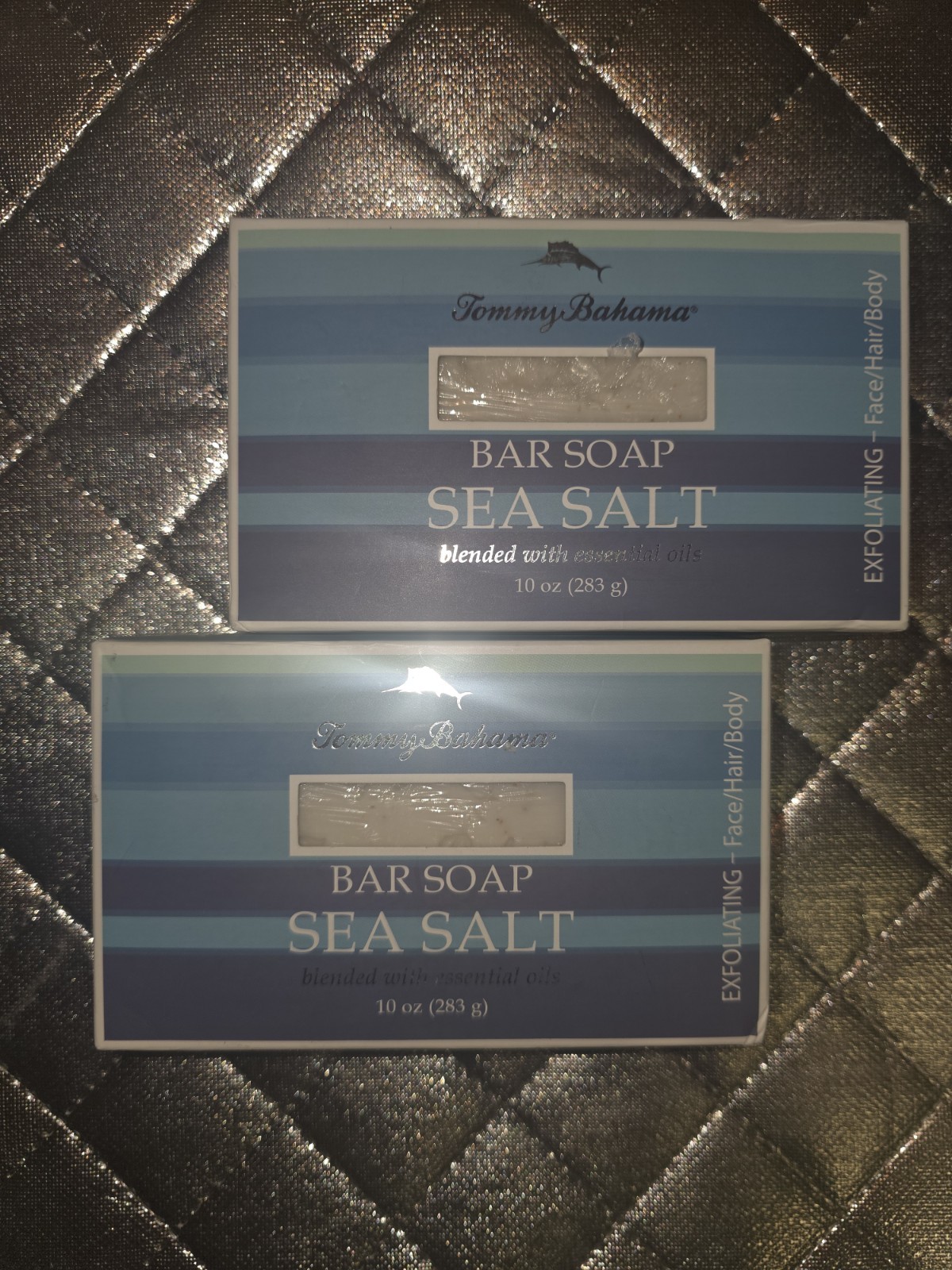Tommy Bahama Bar Soap Sea Salt Exfoliating For Men( Hair + Face + Body )Lot Of 2