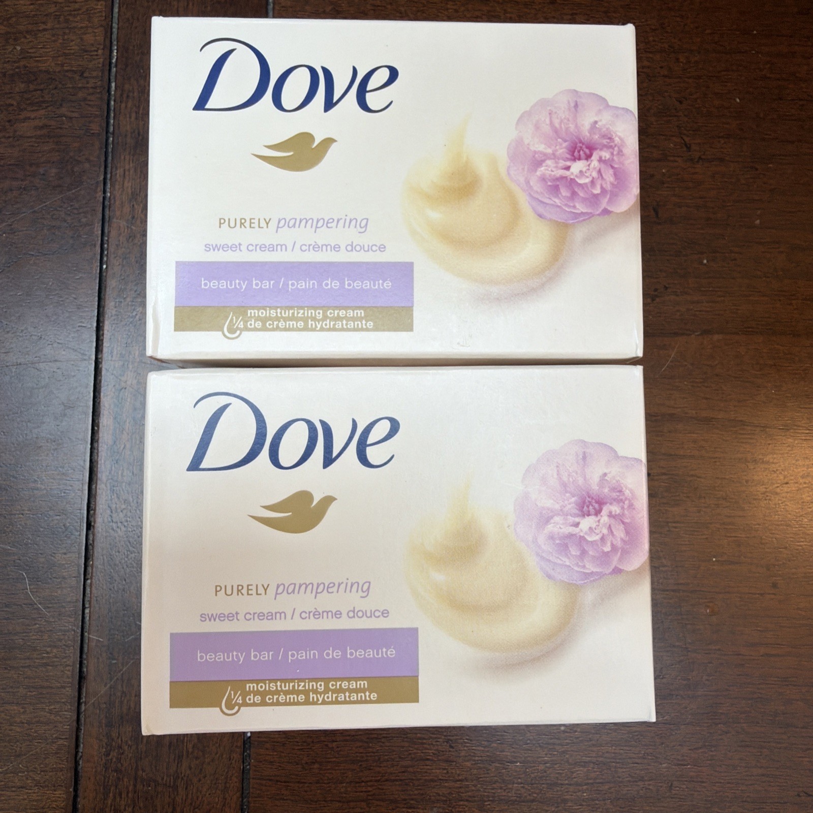 DOVE***SWEET CREAM***Beauty Bar (2 BARS)~~~4 OZ/113g EACH~~~BRAND NEW/SEALED