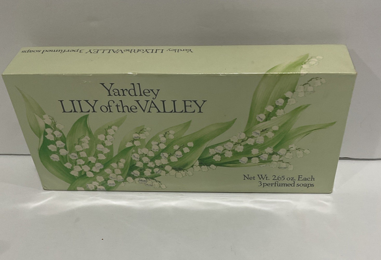 YARDLEY Vintage Lily of the Valley Perfumed Soap 3 Bars 2.65 oz Each