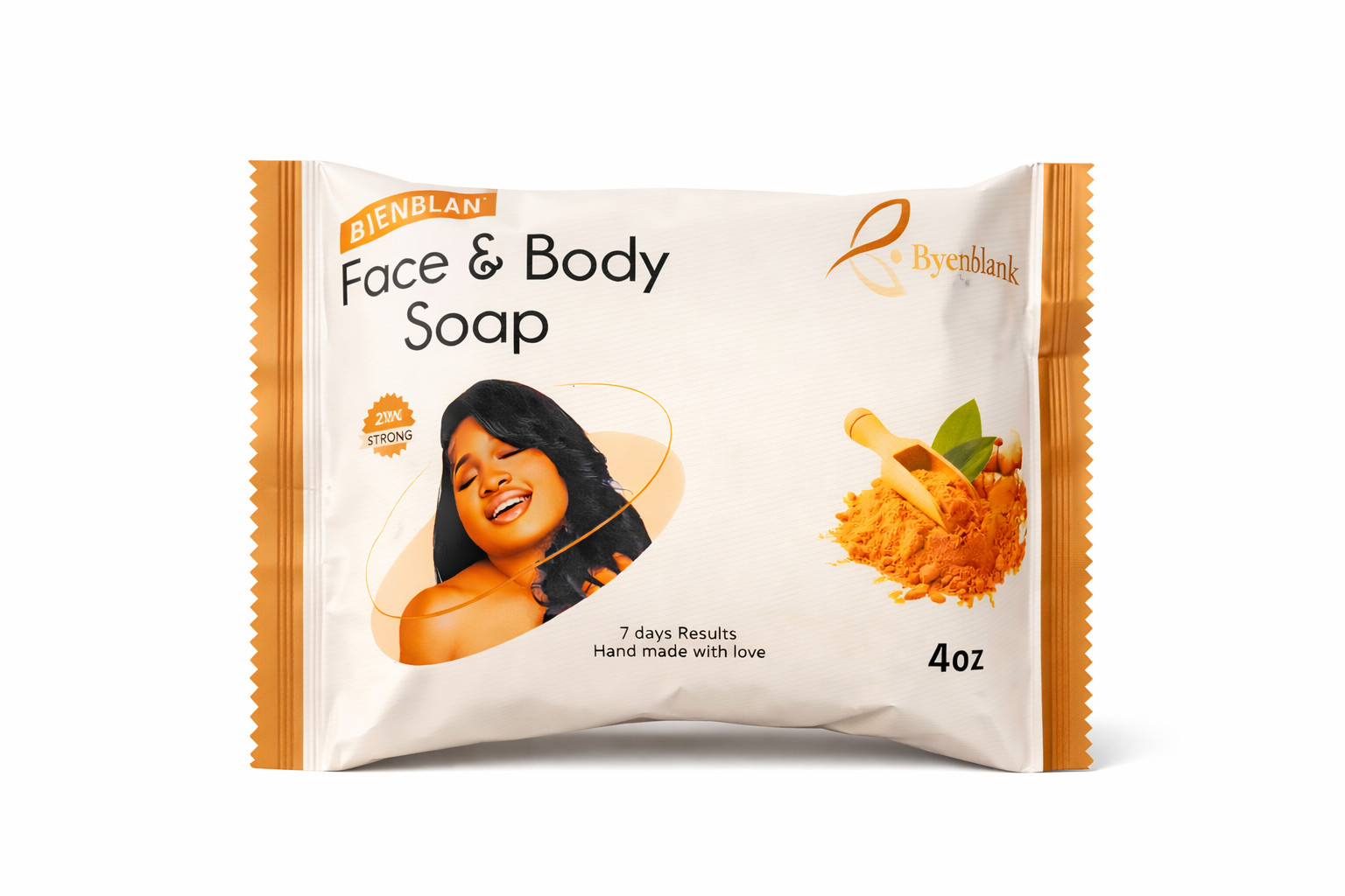 Turmeric Kojic Glutathione Face & Body Soap 4oz – Dark Spot Brightening