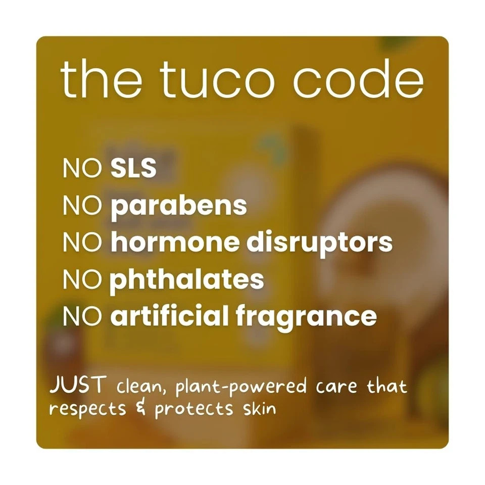 Tuco Kids Bye Dull Skin Soap 2x60g | Turmeric | Gentle, Paraben-Free Ages 2-15