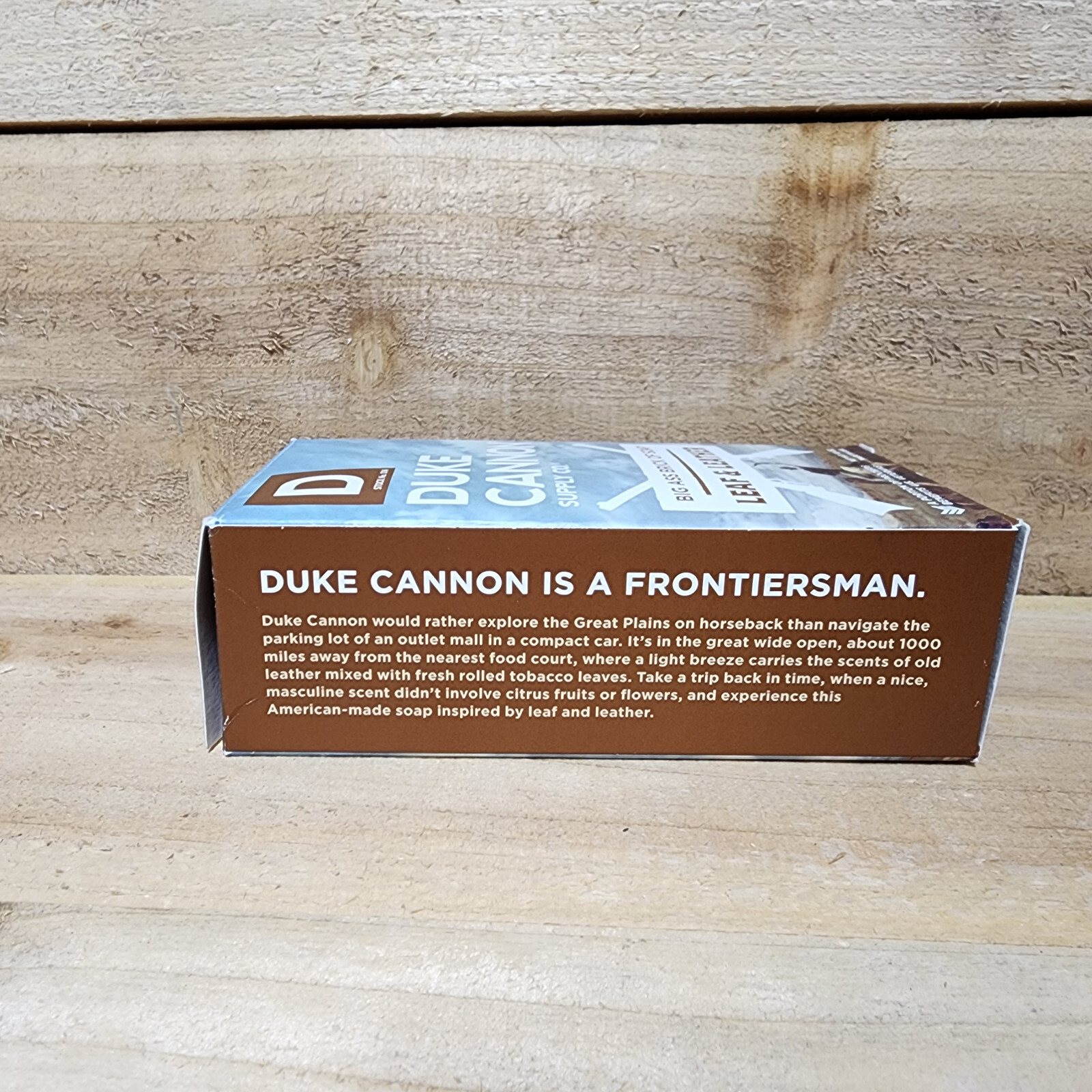 Duke Cannon Supply Co Big Ass Brick of Soap LEAF & LEATHER 10oz NEW